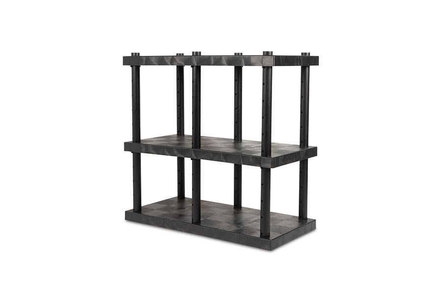 DuraShelf 3-Shelf Adjustable Solid Top 48" x 24" 48