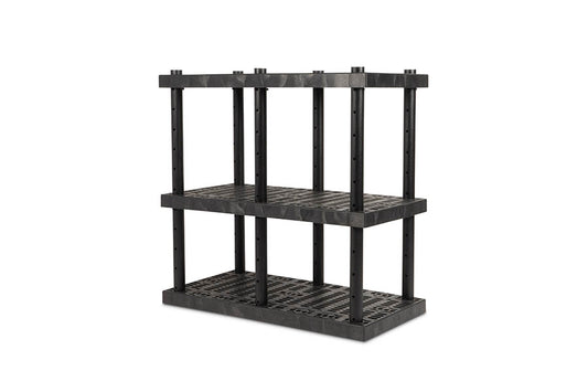 DuraShelf 3-Shelf Adjustable Grid Top 48" x 24" 48 H