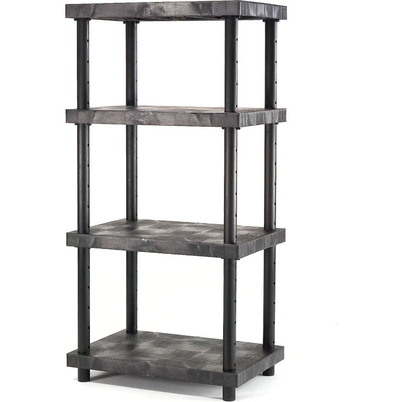 DuraShelf 4-Shelf Adjustable Solid Top 66" x 24" 72