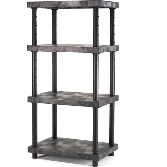 DuraShelf 4-Shelf Adjustable Solid Top 66" x 24" 72