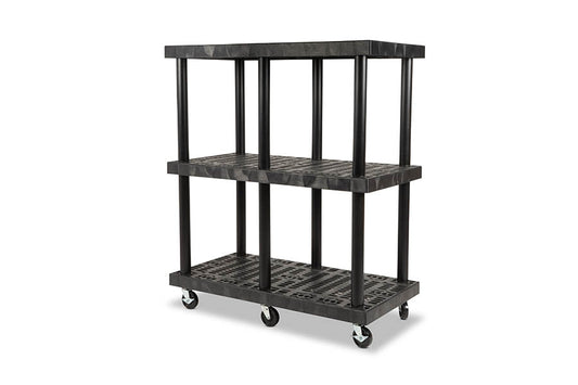Mobile DuraShelf 48" x 24" 3-Shelf System