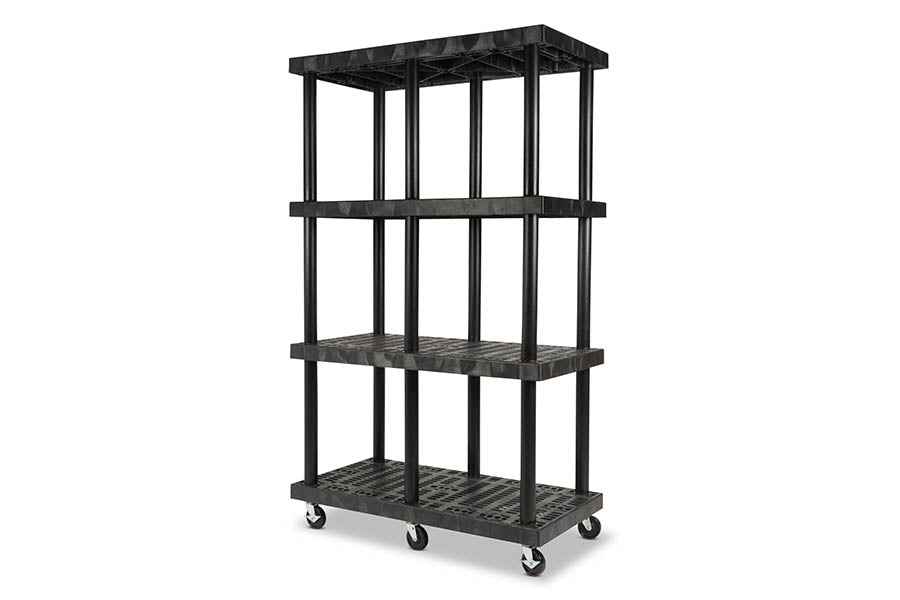 Mobile DuraShelf 48" x 24" 4-Shelf System