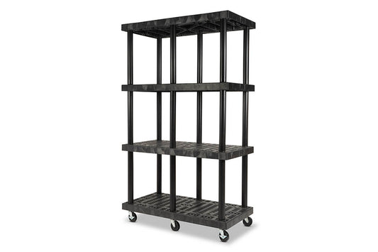 Mobile DuraShelf 48" x 24" 4-Shelf System