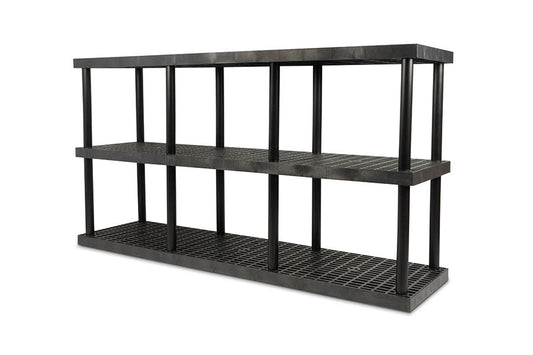 DuraShelf Grid Top 96" x 24" 51 3-Shelf System