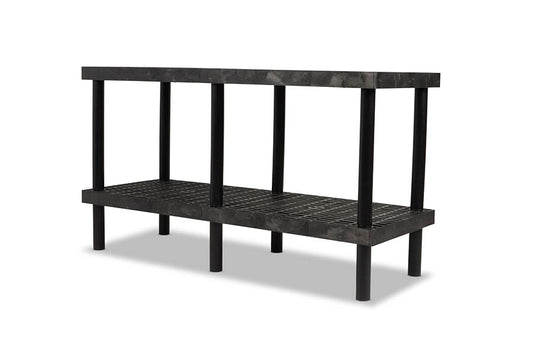 Work-Bench Grid Top 2 Shelf 66" x 24" 12/24p