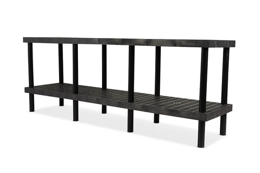 Work-Bench Grid Top 2 Shelf 96" x 24" 12/24p