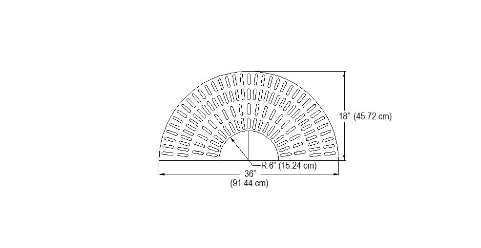 4’ Round PolyGrate™ Tree Grate