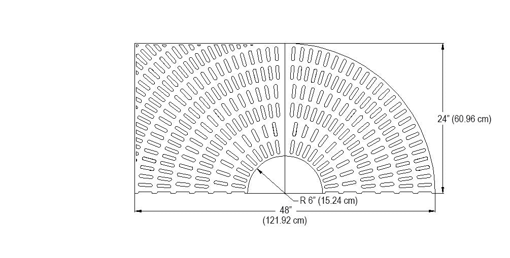5’ Combo PolyGrate™ Tree Grate