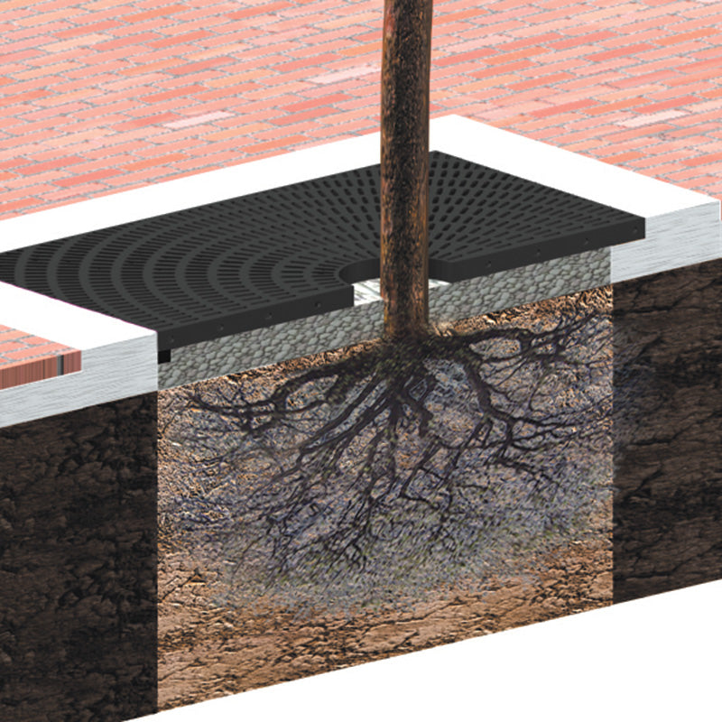 5′ Round PolyGrate™ Tree Grate